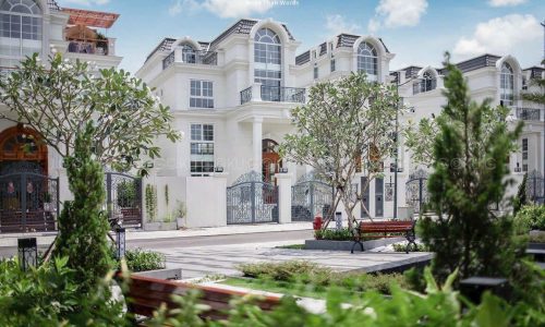 King Crown Village Thảo Điền toạ lạc mặt tiền Nguyễn Văn Hưởng. Với 17 căn biệt thự siêu sang từ 276m² đến 390m² thiết kế phong cách Châu Âu sang trọng.